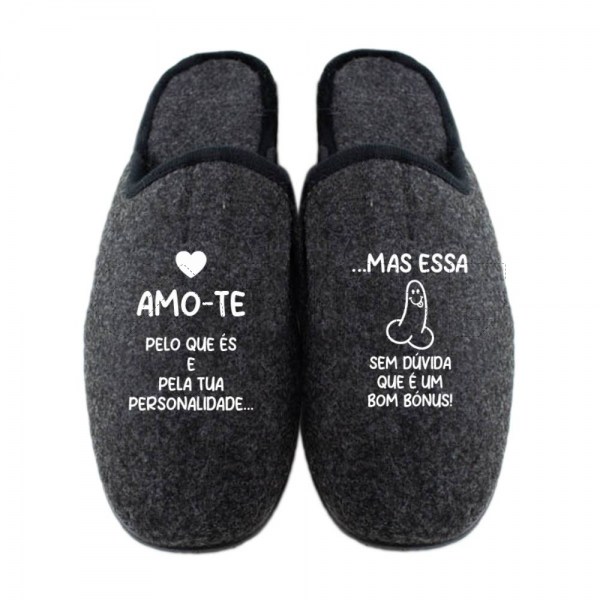 Chinelo Personalizado Amo-te