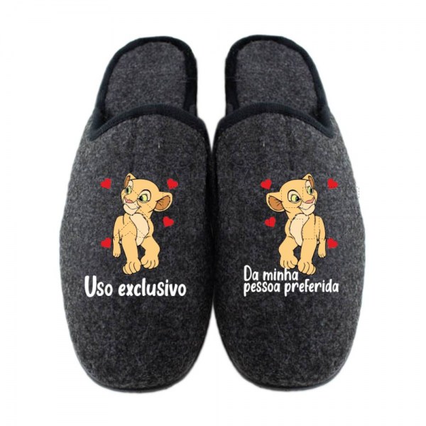Chinelo Personalizado Rei Leão