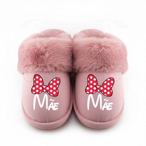 Chinelo Personalizado Pelucia Minnie Professor