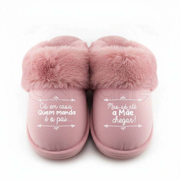 Chinelo Personalizado  " Quem manda é o Pai ..."