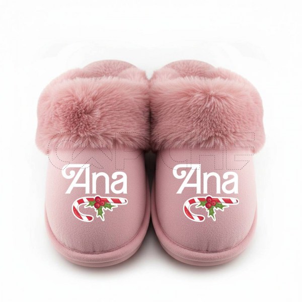 Chinelo Personalizado Pelucia Doce
