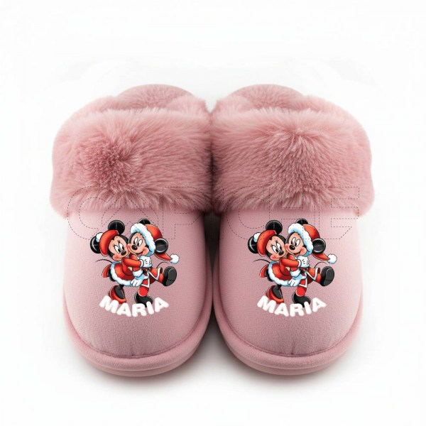 Chinelo Personalizado Mickey and Minnie