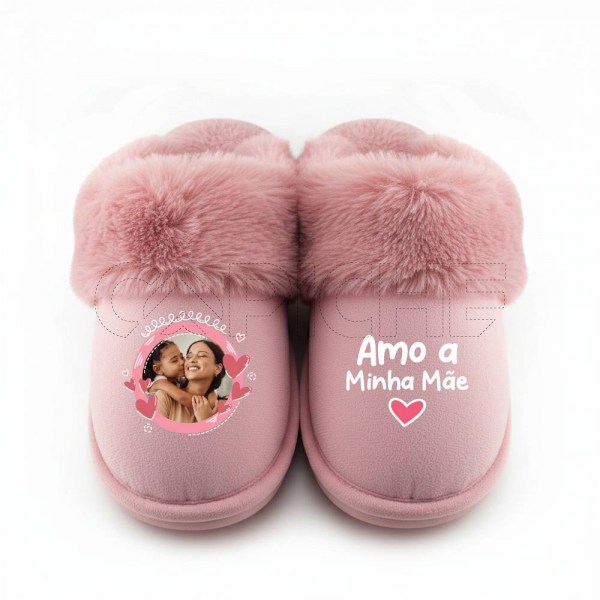 Chinelo Personalizado Mãe Foto