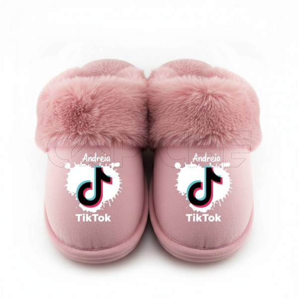 Chinelo Personalizado TikTok com nome