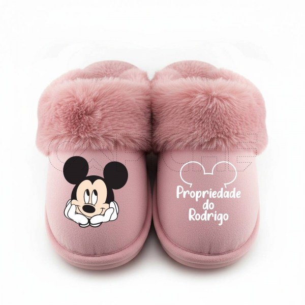 Chinelo Personalizado Mickey Nome