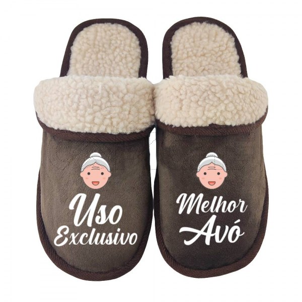 Chinelo Personalizado Pelucia exclusivo