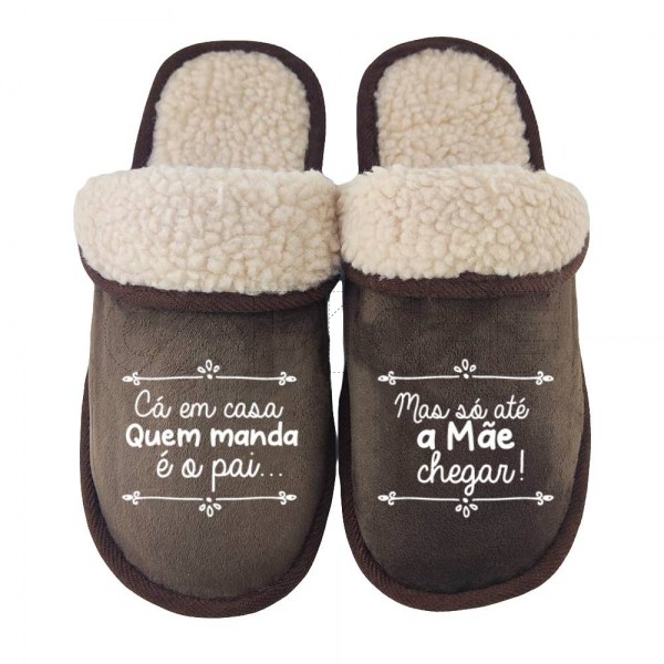 Chinelo Personalizado  " Quem manda é o Pai ..."