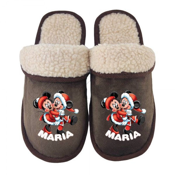 Chinelo Personalizado Mickey and Minnie
