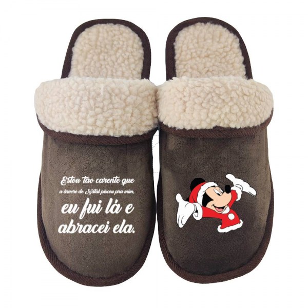 Chinelo Personalizado Minnie Carente
