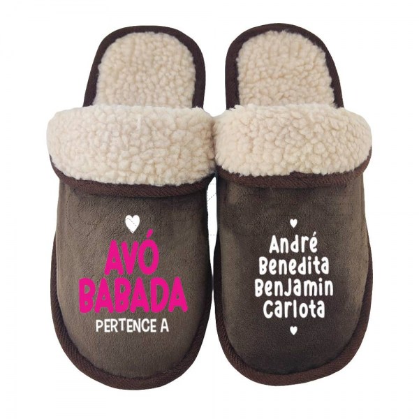 Chinelo Personalizado Avó Babada