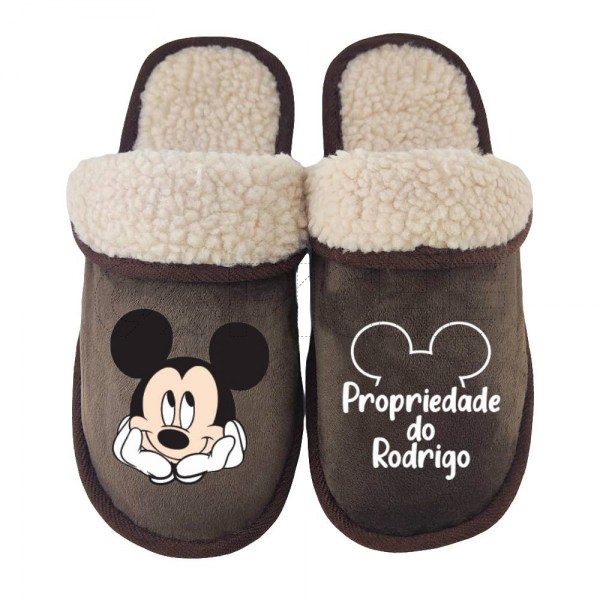 Chinelo Personalizado Mickey Nome