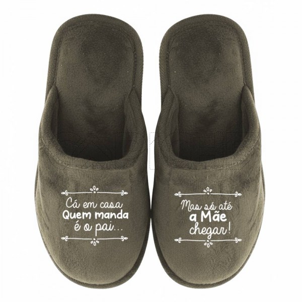 Chinelo Personalizado  " Quem manda é o Pai ..."