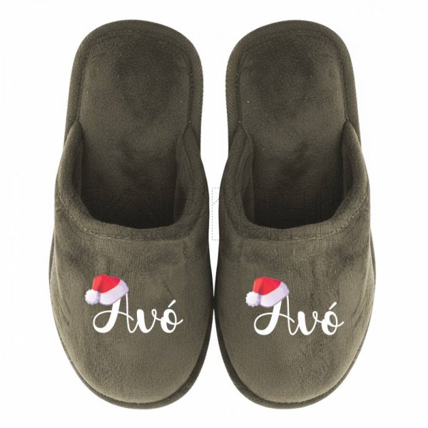 Chinelo Personalizado pelucia Gorro