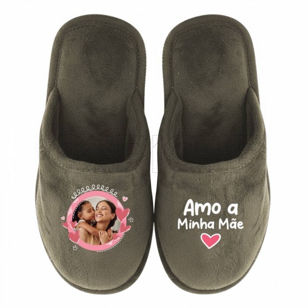 Chinelo Personalizado Mãe Foto
