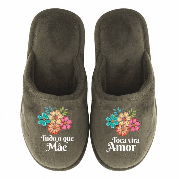 Chinelo Personalizado Mãe Amor
