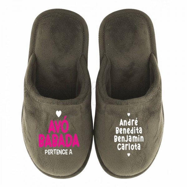 Chinelo Personalizado Avó Babada