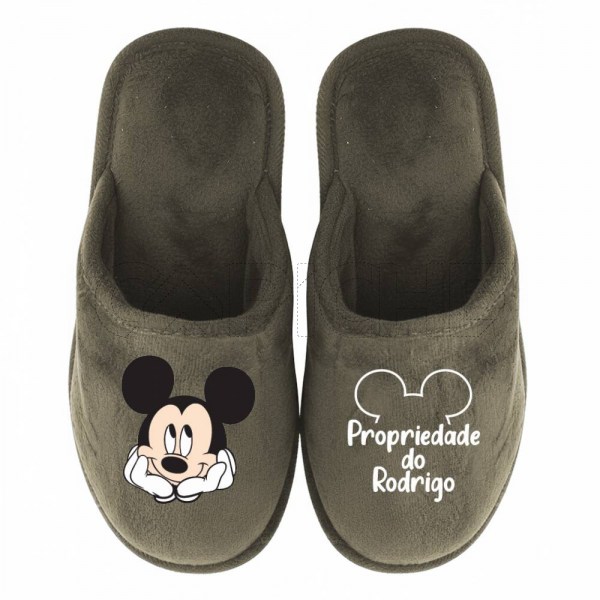 Chinelo Personalizado Mickey Nome
