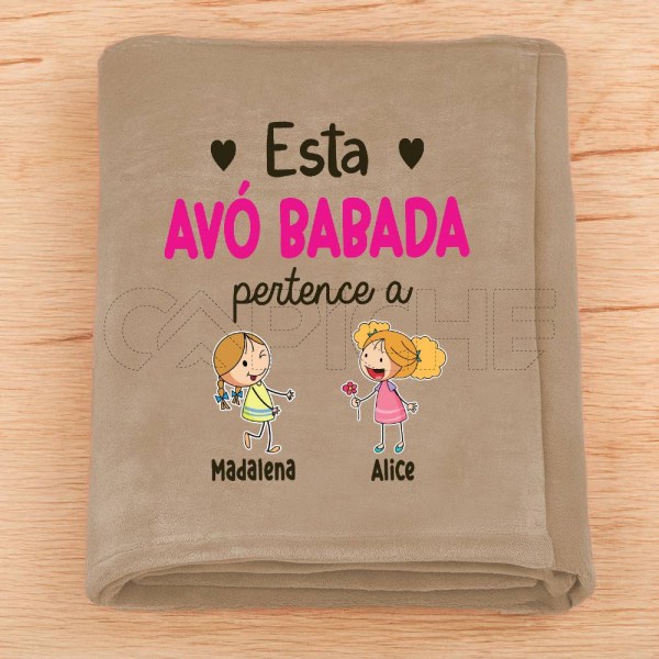 Manta Avó babada