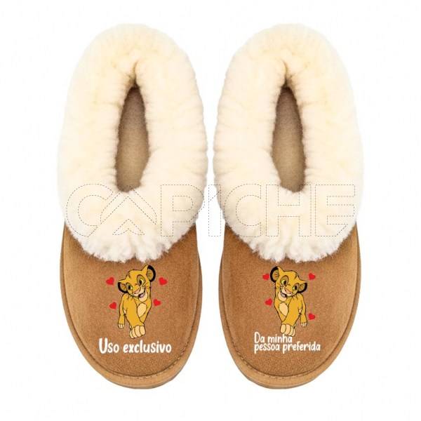 Chinelo Personalizado Rei Leao