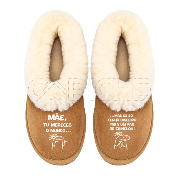 Chinelo Mãe mereces o mundo