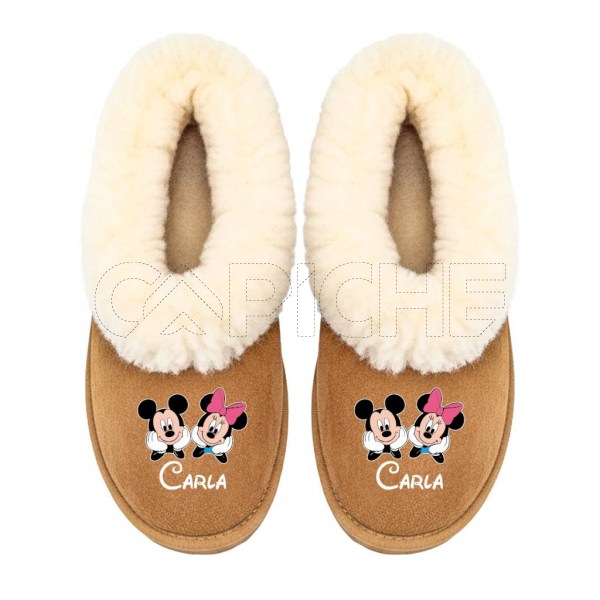 Chinelo Personalizado Minnie and Mickey