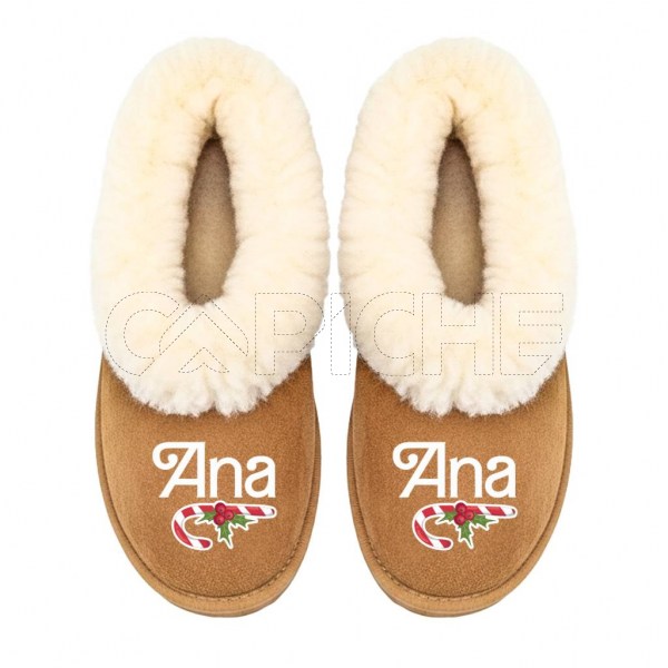 Chinelo Personalizado Pelucia Doce