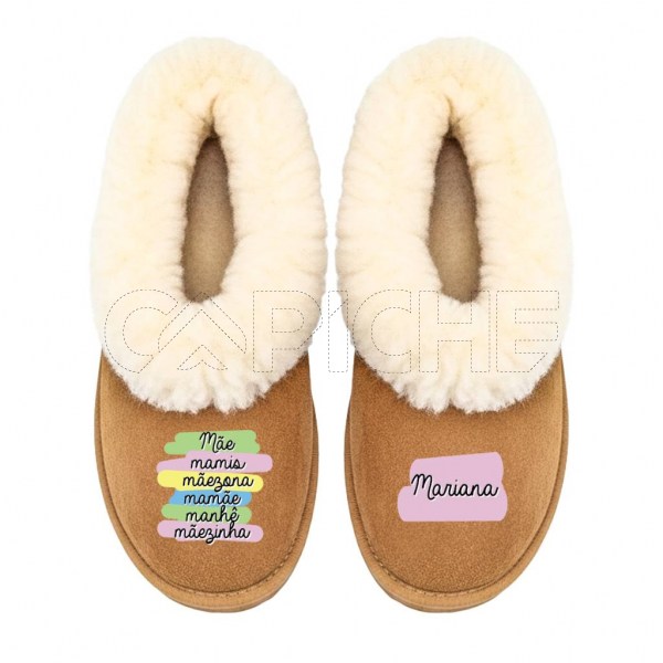 Chinelo Personalizado Mãe