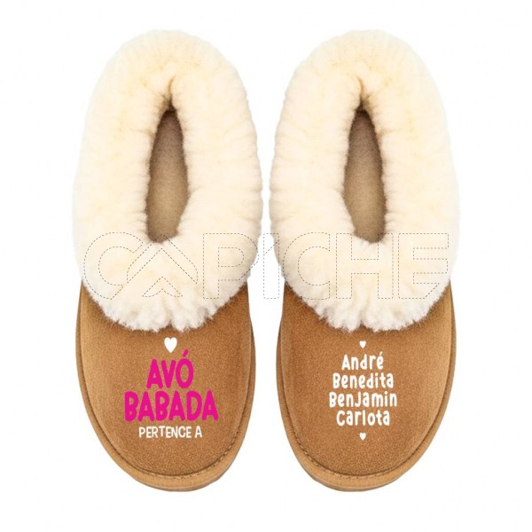 Chinelo Personalizado Avó Babada