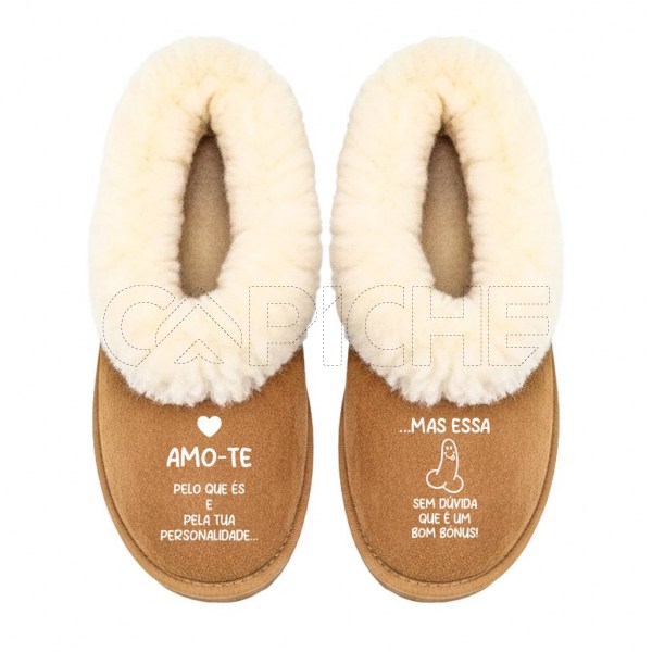 Chinelo Personalizado Amo-te