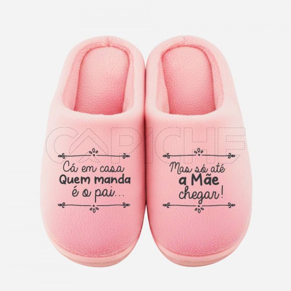 Chinelo Personalizado  " Quem manda é o Pai ..."