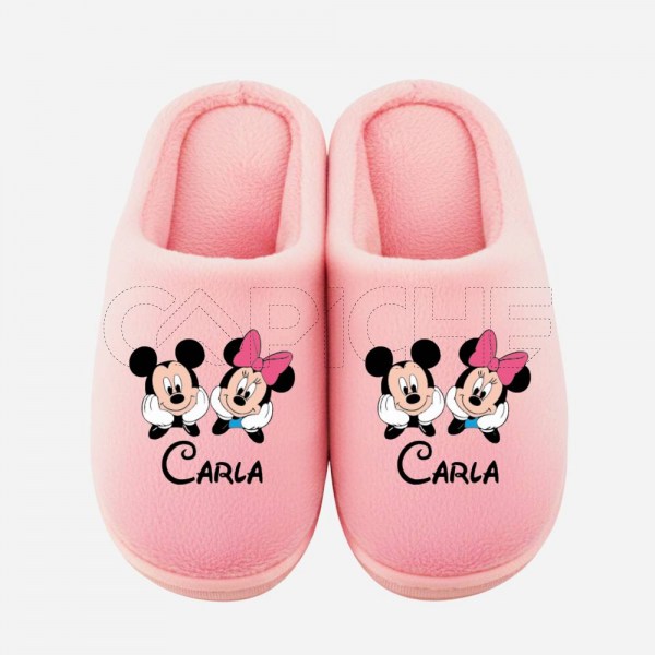 Chinelo Personalizado Minnie and Mickey