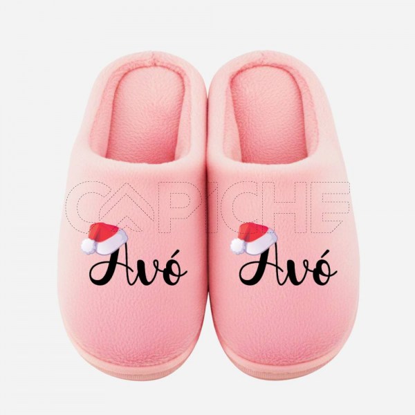 Chinelo Personalizado pelucia Gorro