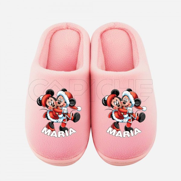 Chinelo Personalizado Mickey and Minnie
