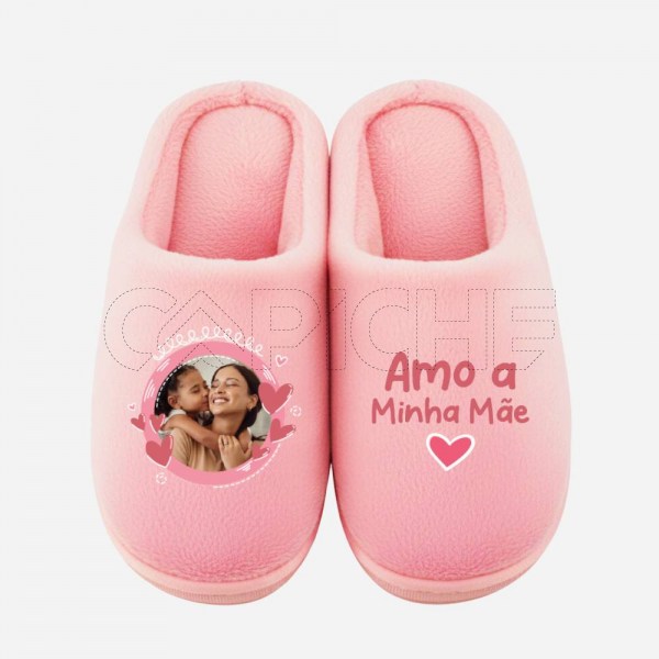 Chinelo Personalizado Mãe Foto