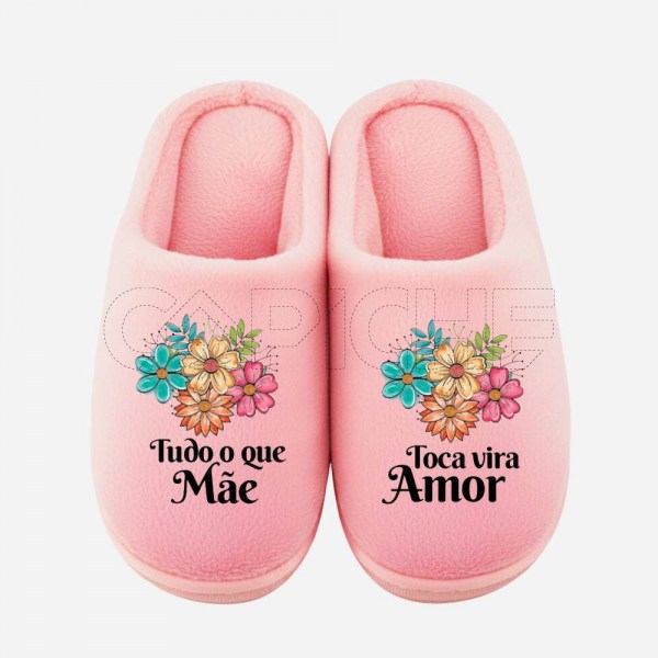 Chinelo Personalizado Mãe Amor