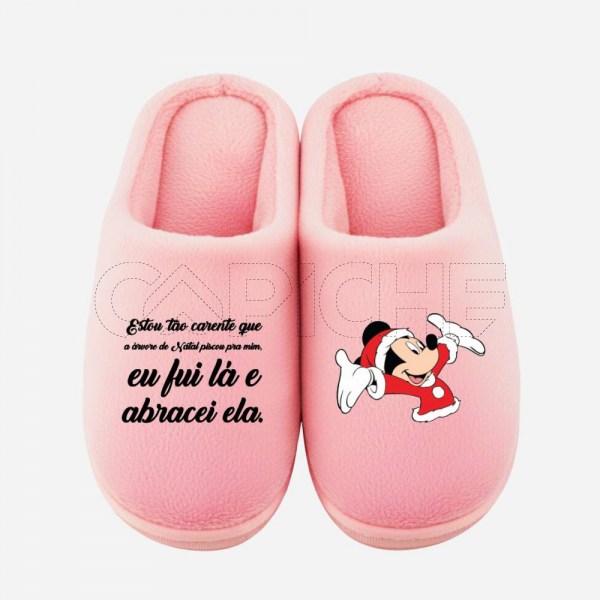 Chinelo Personalizado Minnie Carente