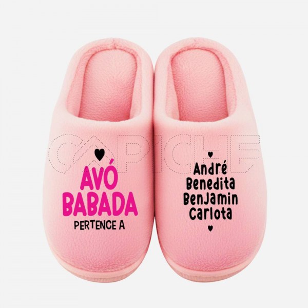 Chinelo Personalizado Avó Babada