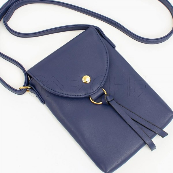 Bolsa da telemóvel Franja azul