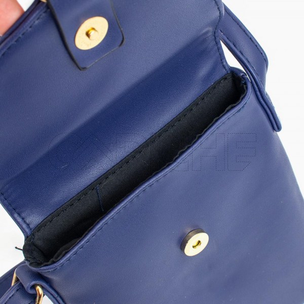 Bolsa da telemóvel Franja azul