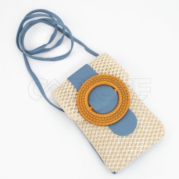 Bolsa para telemóvel Circle blue