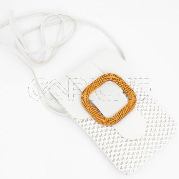 Bolsa para telemóvel Squar white