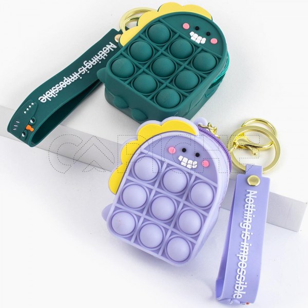 Porta Moedas Chaveiro Pop It Rawr