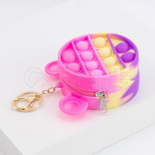 Porta Moedas Chaveiro Pop It Mickey Pink