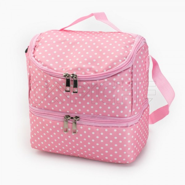 Lancheira Térmica Dupla Pintas Rosa
