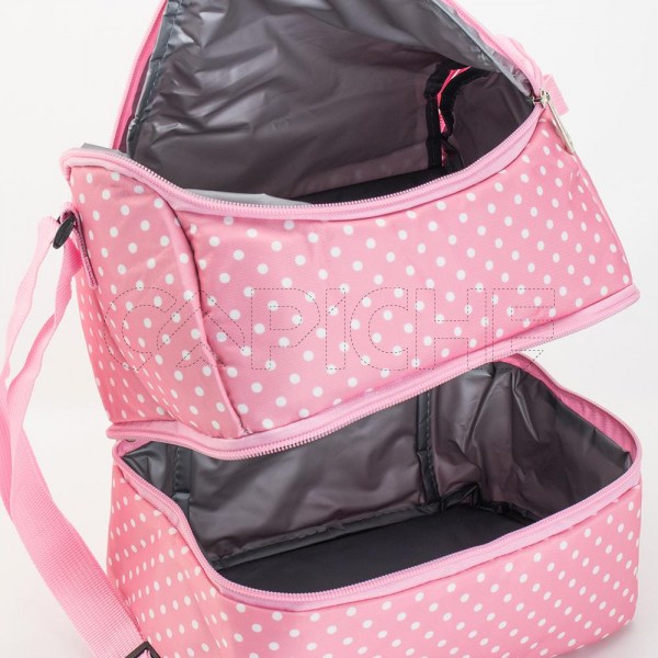 Lancheira Térmica Dupla Pintas Rosa