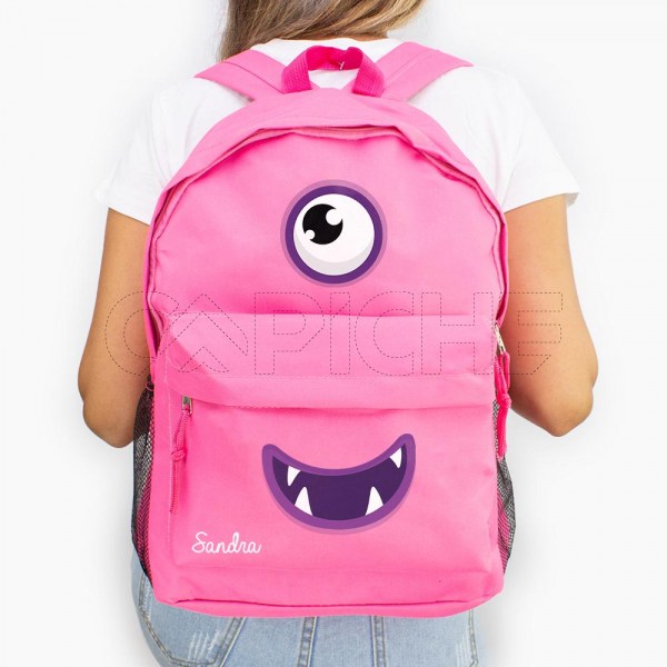 Mochila Escolar Monster