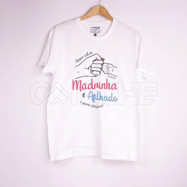 T-shirt Unissex | L | c/ nome Rodrigo | Branca