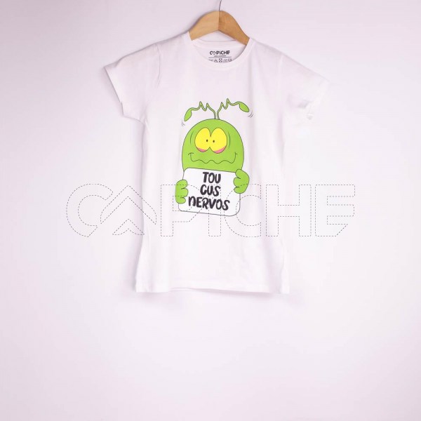 T-shirt Cintada Feminina | S | Branca