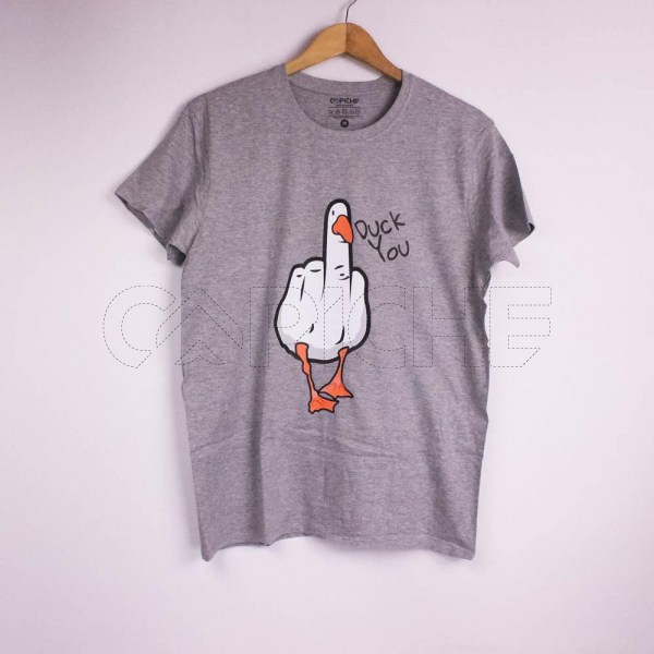 T-shirt Unissex | M | Cinza Claro