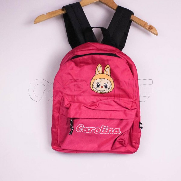 Mochila Escolar Rosa | Labubu | Carolina